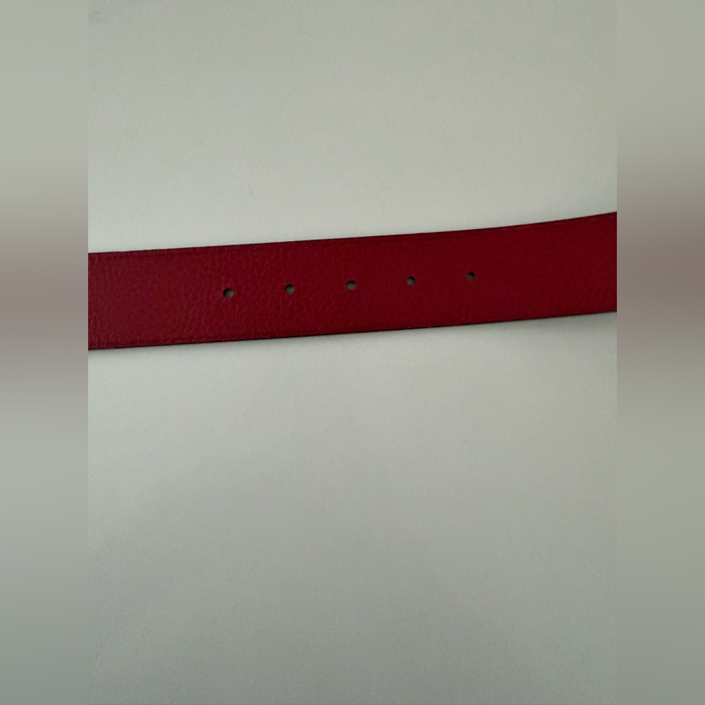Gucci interlocking G signature reversible red and black belt - Picture 4 of 7